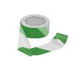 Safety Tape, 50mm x 100m, Green / White